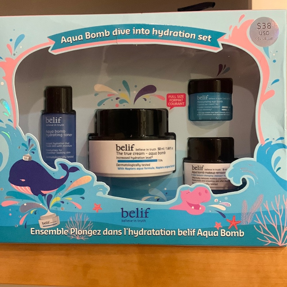 belif Aqua Bomb set